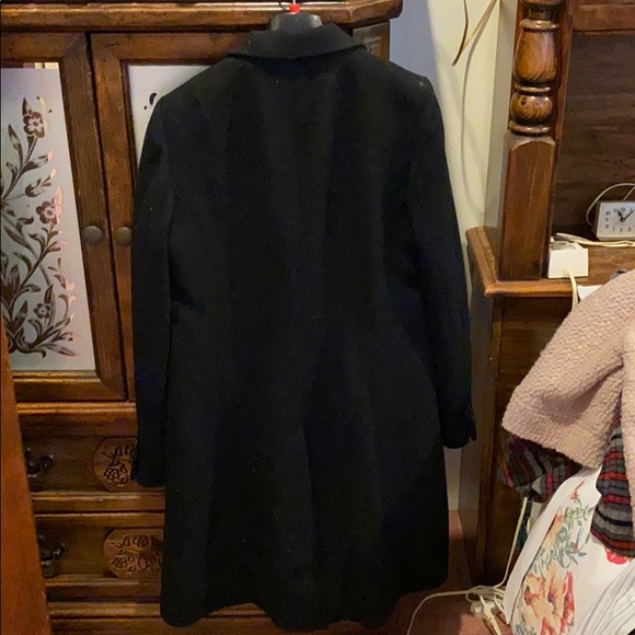 Banana Republic Wool Coat Black M - Picture 3 of 3